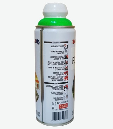 اسپری رنگ سبز فلورسنت دوپلی کالر Green Fluorescent 